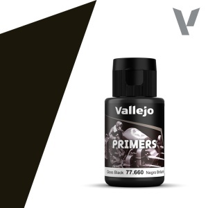 Vallejo: Primers - Gloss Black (77660)