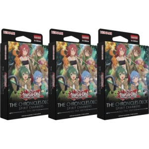 Yu-Gi-Oh! Structure Deck: The Chronicles Deck - Spirit Charmers (ALL-FOIL EDITION) - 3x Bundle