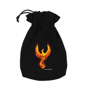 Anne Stokes Dice Pouch: Phoenix - Img 1