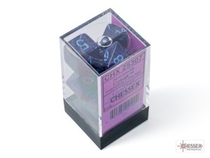 Chessex: Speckled Cobalt Polyhedral 7-Dice Set