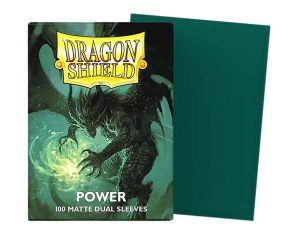 Dragon Shield: Standard Size Matte Dual Sleeves - Power