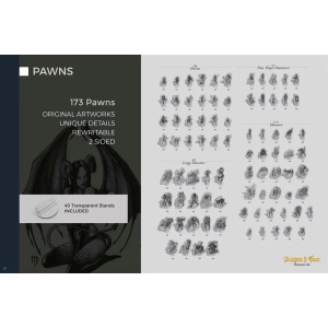 Fantasy World Creator Dungeon & Town Characters Pack Pawns