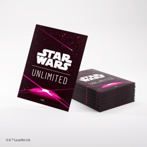 Gamegenic - Star Wars: Unlimited Art Sleeves - Card Back Magenta - Img 1