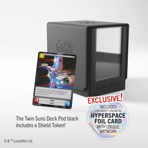 Gamegenic - Star Wars: Unlimited Twin Suns Deck Pod - Black - Img 1
