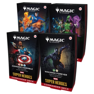 Magic: The Gathering: Marvel Super Heroes - Commander Deck Bundle