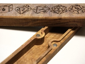 Natural Wood Dice Storage Box (Seven Dice) - Img 2