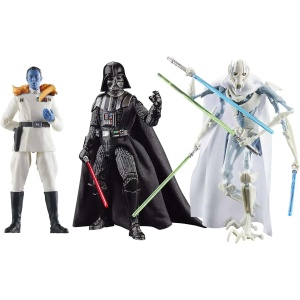 Star Wars The Black Series: Grand Admiral Thrawn, General Grievous & Darth Vader Exclusive Action Figure 3-Pack [Masters of Evil] - Img 1