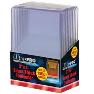 Ultra PRO: Super Thick Toploaders: 3" X 4" 130pt (10 pack)
