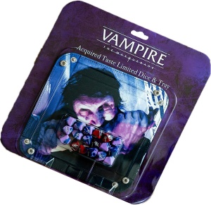 Vampire: The Masquerade RPG - Acquired Taste Limited Dice & Tray Accessory Pack - Img 1