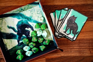 Werewolf: The Apocalypse RPG - Luna's Fury Limited Dice & Tray Accessory Pack - Img 2