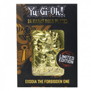 Yu-Gi-Oh Exodia the Forbidden One 24 Karat Gold Plated Limited Edition Card