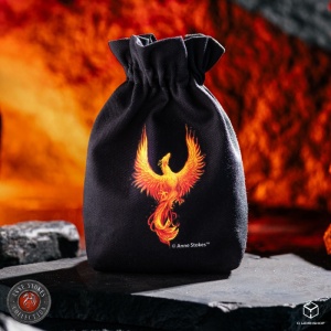 Anne Stokes Dice Pouch: Phoenix - Img 2