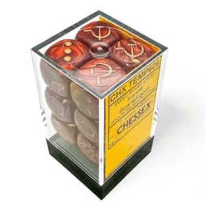 CHESSEX: War Dice - Soviet Union (Scarab Scarlet/Gold)
