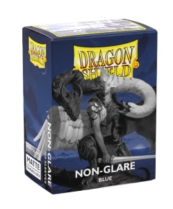Dragon Shield Matte Non-Glare Sleeves - Blue (100 Sleeves) - Img 1