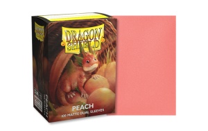 Dragon Shield: Standard Size Matte Dual Sleeves - Peach
