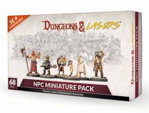 Dungeons & Lasers: NPC Miniature Pack