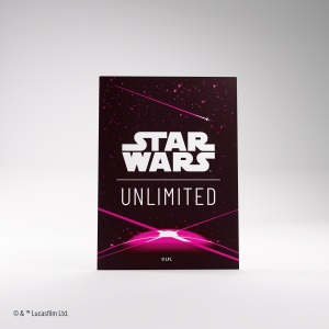 Gamegenic - Star Wars: Unlimited Art Sleeves - Card Back Magenta - Img 2