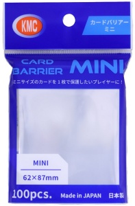 KMC Small Sleeves - Mini (100 Sleeves) (62x87mm)