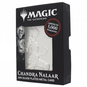 Magic The Gathering: Chandra Nalaar .999 Silver Plated Card