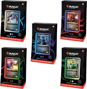 Magic: The Gathering: Starter Commander Deck Bundle