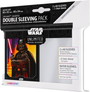 Star Wars: Unlimited: Art Sleeves Double Pack - Darth Vader