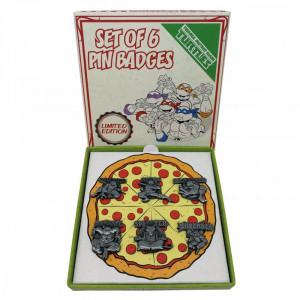 Teenage Mutant Ninja Turtles Set of 6 Pin Badges Limited Edition