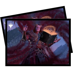 Ultra Pro MTG PRO-100+ Deck Box with 100 sleeves V3 Prosper, Tome-Bound Sleeves Back