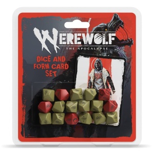 Werewolf: The Apocalypse RPG - Dice and Form Card Set