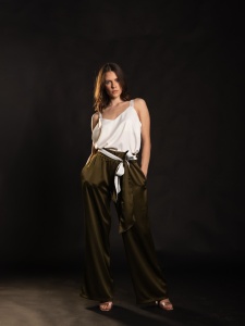 Spring set OLIVE&WHITE