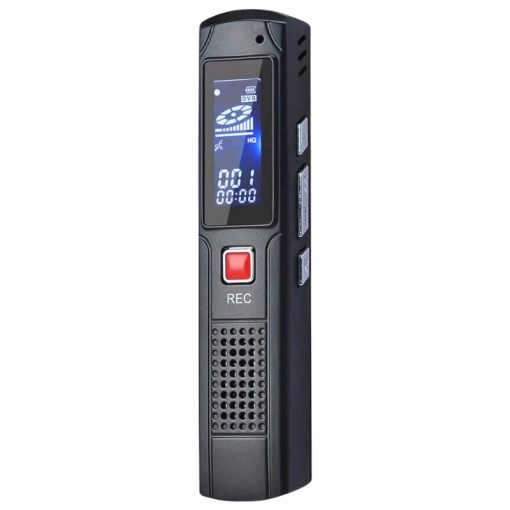 Kém mikrofon iUni SpyMic REP02, Professzionális hangrögzítő, 8GB, MP3 Player