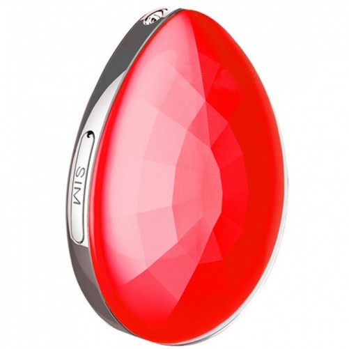 Mini GPS Tracker iUni D19, SOS, GPS+LBS+WIFI, Gyermekek és felnőttek, Piros
