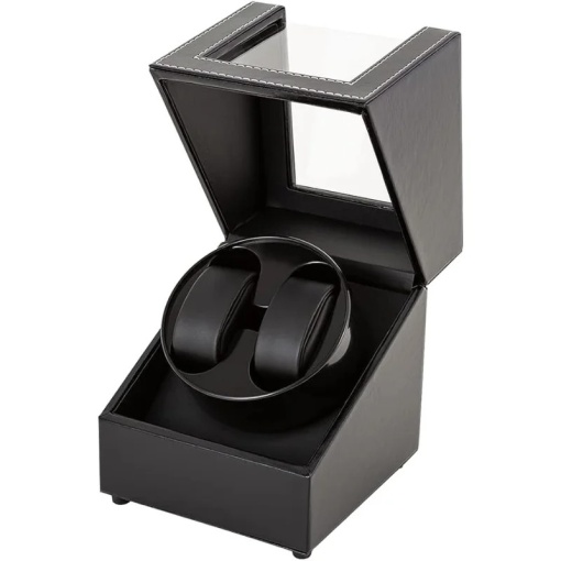 iUni automata óratekercselő, Watch Winder 2, Fekete
