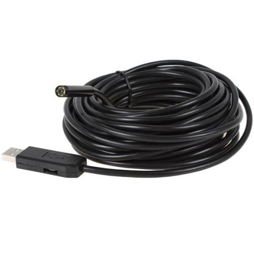 Autóvizsgáló Endoszkóp Kamera iUni EE10, Hossz 10 méter, USB, Vízálló