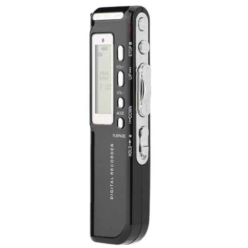 Mini professzionális hangrögzítő iUni SpyMic REP04, 8 GB belső memória, MP3 Player