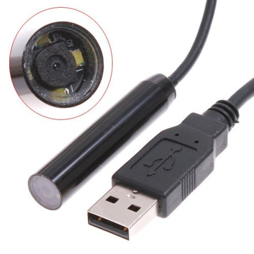 Autó vizsgálat endoszkóp iUni SpyCam EE02, 2 méter hosszú, Vízálló