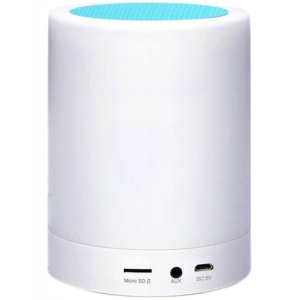 Bluetooth hangszóró lámpával iUni M16, 4W, USB, TF Slot kártya, Többszínű LED, Kék - Img 1