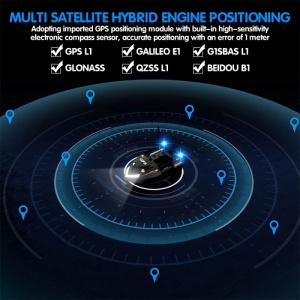 Etetőhajó iUni V802 PRO, GPS, 2 Akkumulátorok 5200mAh, 4 Etető Rekesz, 3kg, 500m, 15km/h, 2.4GHz Távirányító, Fekete - Img 7