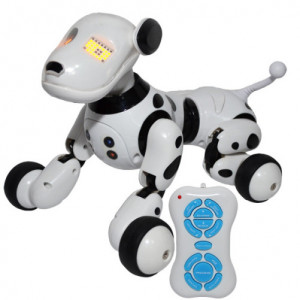 Interaktív kutya robot iUni Smart-Dog, távirányító - Img 3