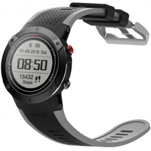 iUni DM18 okosóra, 30 nap Készenléti idő, GPS, Bluetooth, OLED, Cseppálló, Szürke - Img 3