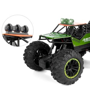 iUni YHC021 távirányítós autó, 1:18 méretarány, terepjáró mászóautó, 27MHz, zöld - Img 11