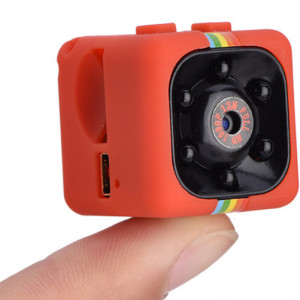 Mini kém kamera iUni SQ11, Full HD 1080p, Audió-Videó, Éjszakai látás, TV-Out, Piros - Img 1