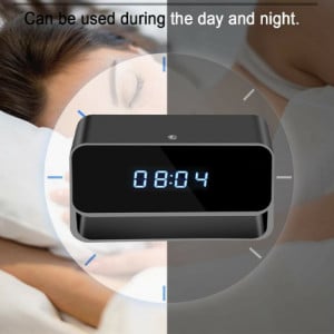 Óra SpyCam iUni IP27, 1080p Full HD Kém kamera, P2P, Vezeték nélküli, Éjszakai látás, Audió-Videó rögzítés, Mozgásérzékelő - Img 3