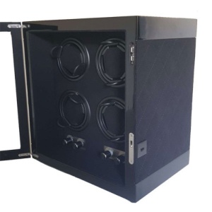 Óratartó doboz iUni Luxury Watch Winder 4, Fekete - Img 3