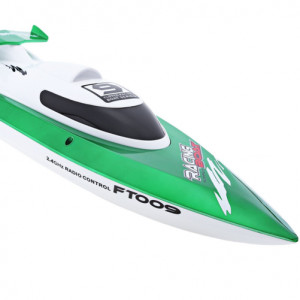 Távirányító csónak iUni FT009 Top Speed Racing Flipped Boat, Zöld - Img 8