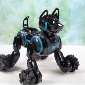 iUni 800A gesztus- és távirányítós intelligens robotkutya, 360°-os forgás, Fekete - Img 6