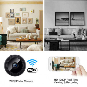 iUni A9 Pro Mini kémkamera, vezeték nélküli, Full HD 1080p, audio-video, éjszakai látás - Img 9