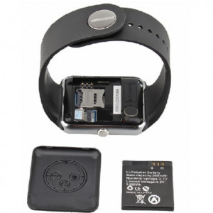 iUni GT08s Plus okosóra telefonnal, Bluetooth, 1.54 hüvelyk, Ezüst - Img 3