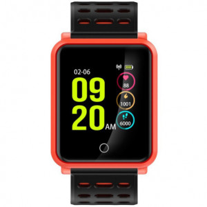 iUni M88 Plus Fitness karkötő, OLED kijelző, Bluetooth, lépésszámláló, értesítések, Android és iOS, Narancs - Img 5