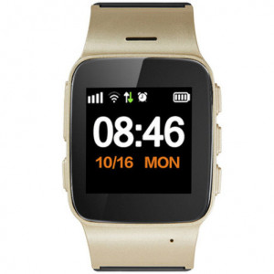 iUni U100 Plus gyermekek és felnőttek GPS okosóra, beépített telefon, Display Color, Wi-fi, SOS gomb, Arany - Img 6