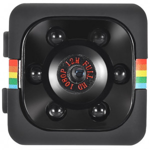 kamera iUni SQ11, Full HD 1080p, Audió-Videó, Éjszakai látás, TV-Out, Fekete - Img 12